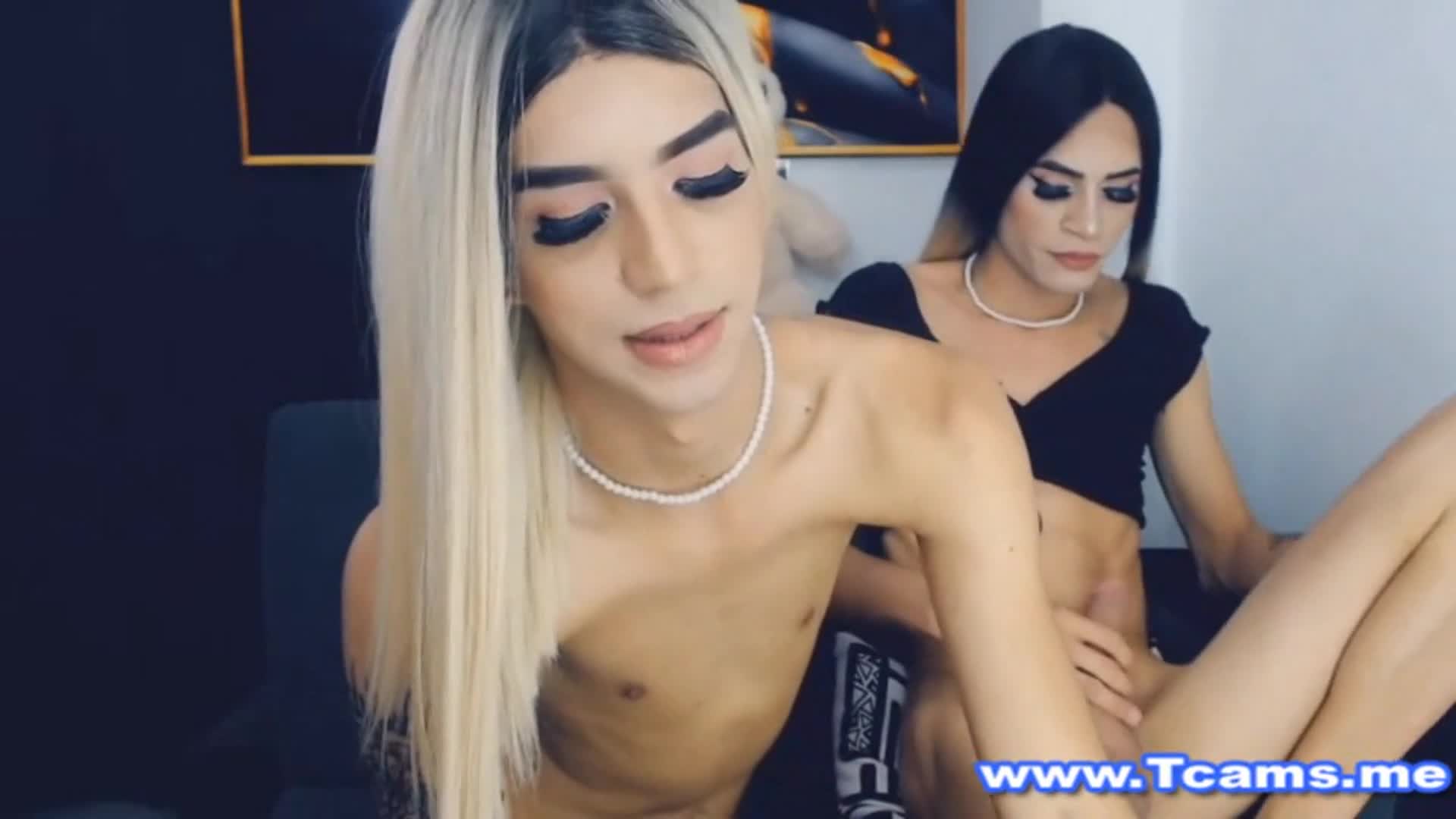 Hot Tranny Blowjob and Hot Licking Balls